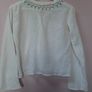 vintage cheese cloth top Image 4