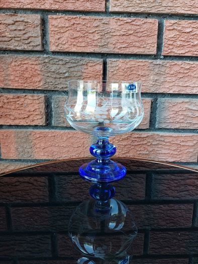 Vintage Duiske Irish Handcut Footed Bowl