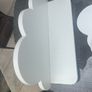 White Cloud Shelves and Coat Hook Set with night light Image 2