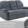 New 3+2+1 Grey Fabric Sofa Sets Sofia Range Image 5