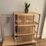 IKEA Open wardrobe with sliding door, bamboo Image 4