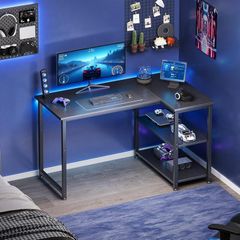 L Shaped Gaming Desk, 100x70 cm Computer Desk