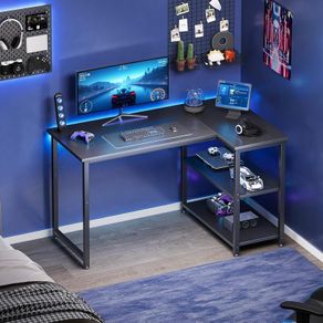 L Shaped Gaming Desk, 100x70 cm Computer Desk