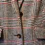 ladies check coat UK 10 Image 3