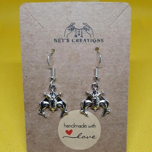 Bat earrings