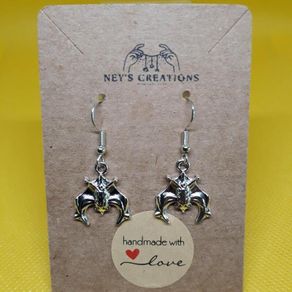 Bat earrings
