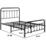 Double Bed Frame with Headboard and Storage Under Bed Image 7