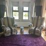 Two three seater sofa and two wingback chairs Image 3