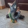 old fish jug vase Image 3