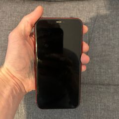 iPhone 11 red 128gb unlocked, 100% battery