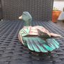 Vintage Hand-carved and Painted Wooden Duck Image 4
