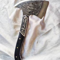 Unique Outdoor Axe Camp Celtic Engraved By Di'Casteel