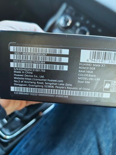 Huawei Mate X7 512GB-12GB Black UK EMUI Rom Model DEL - 12 LX9 Incredible Foldable Sim Free Brand Open To Trade or Swap