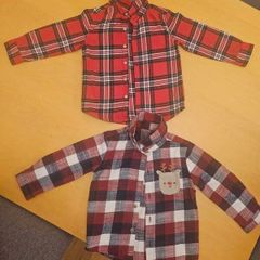 x2 Xmas Boys shirt