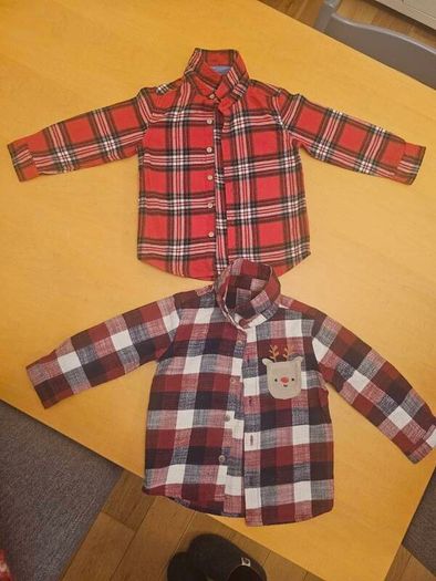x2 Xmas Boys shirt