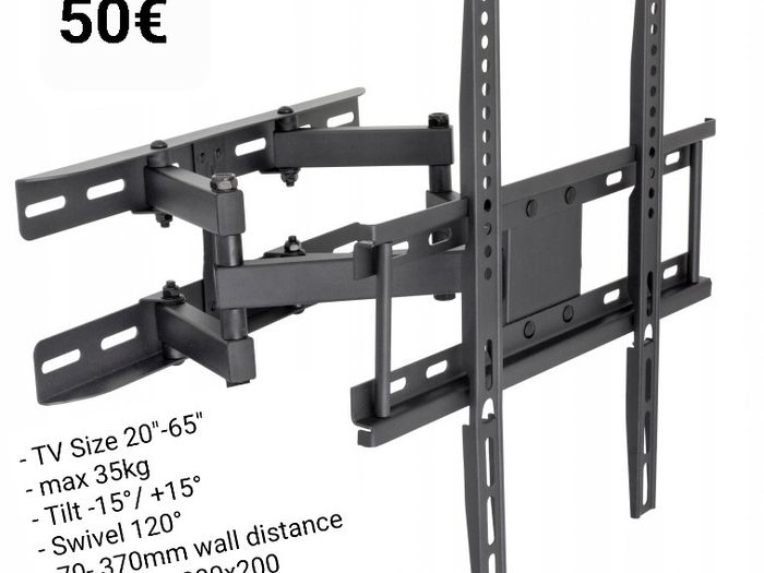Tv Wall Mount Bracket Tilt and Swivel 20" - 65"