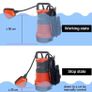 400W Submersible Pump for Clean Dirty Water 8000 LPH, Drain Water from Garden Pond Pool Hot Tub Flooded Cellar, with Float Switch and Hose Connector (FREE POSTAGE) Image 7