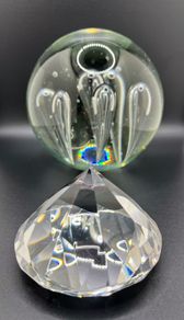 Two vintage paperweights