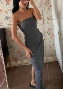 Bershka Maxi Tube Dress