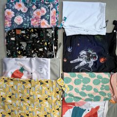 Cloth Nappy Wet Bags 8 Reusable Nappy Bags , 2 Baba Boo Mesh Bag