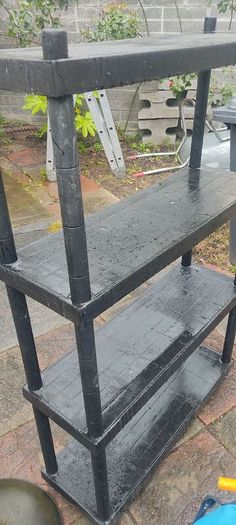 Sturdy Weatherproof Hard Plastic Shelves