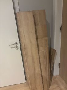 Used laminated floor