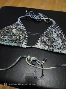 River Island Swarowski Bikini Top