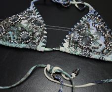 River Island Swarowski Bikini Top
