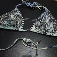 River Island Swarowski Bikini Top
