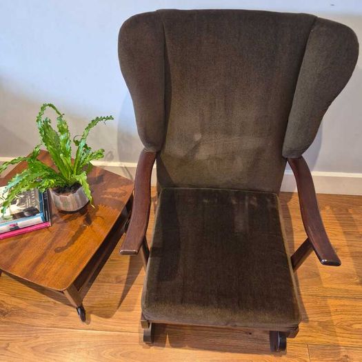 Vintage 1960s Mid-Century Mid-Century Platform Rocker