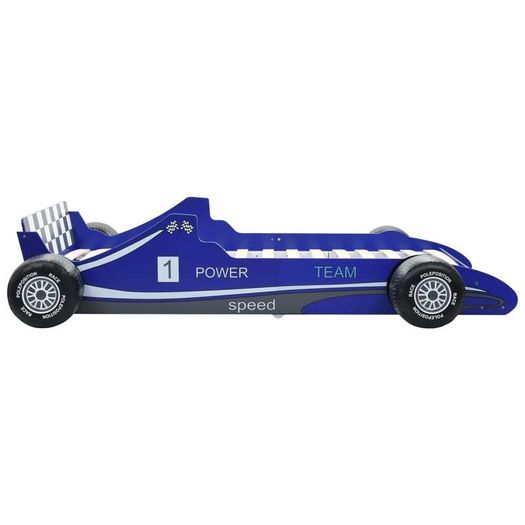 Childrens Race Car Bed 90x200 cm Blue