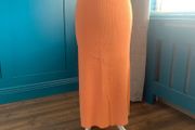 Ribbed knit skirt. Size M