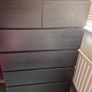ikea malm drawer black Image 2
