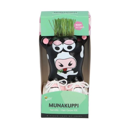 Buzzy Munakuppi Cow Grow Pot & Seeds