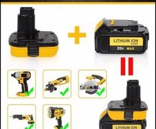 Battery Adapter DCA1820 for Dewalt 18V Tools Convert Dewalt 20V Lithium Battery for DC9096 DE9098