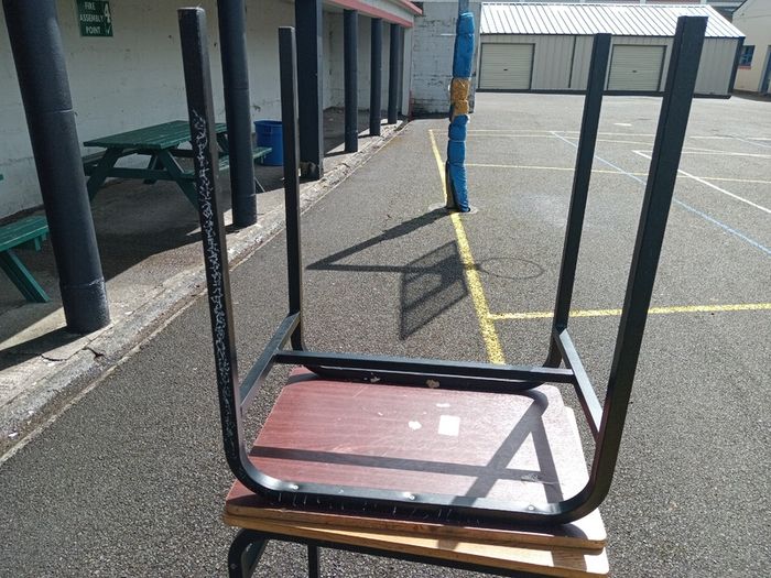 table and  chairs