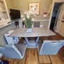 grey glass top dining table (Extendable Image 4
