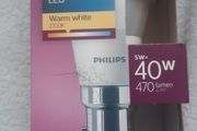 Philips LED Bulb 40W A60 B22 4W 470 Lumen Warm White 2700K