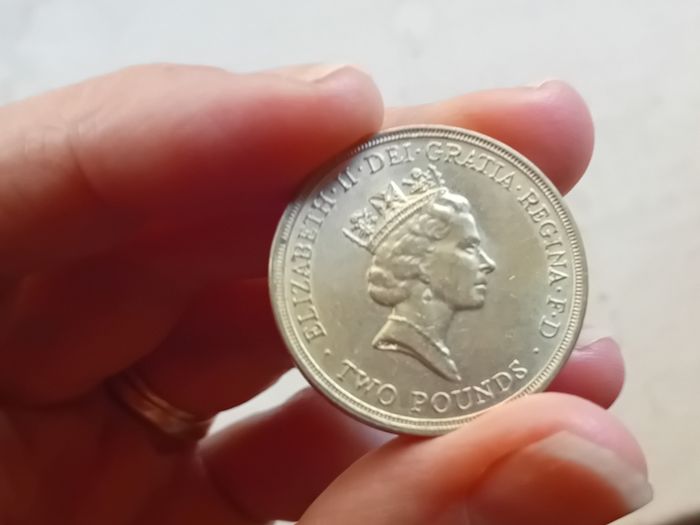 Commonwealth Games Scotland 2 pound coin 1986