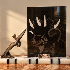 Antique marble frame