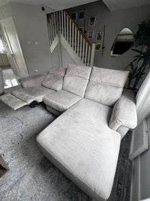 Natuzzi 3-seater sofa L shape with extendable seat