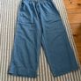 Denim H&M wide leg trousers Image 5