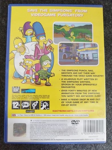 The Simpsons Game PS2