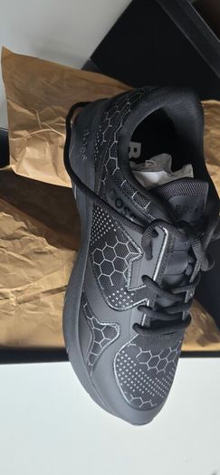 HUGO BOSS Men's Trainers / Sneakers Owen_Runn_rf, Black, Size EU 45, UK 11, US 12