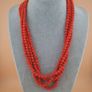 Lot of 4 Vintage Melon Shape African Style Glass Beads Necklace Image 3