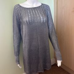 New Look top/tunic - sparkling silver