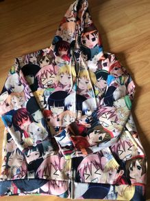 Manga zip hoodie