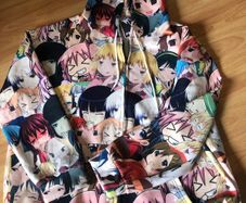 Manga zip hoodie