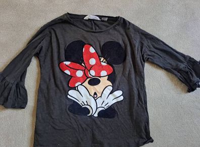 Minnie mouse flare sleeve top 6-7 rrp20
