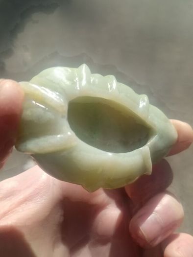 Qing Dynasty Jade Brush Washer